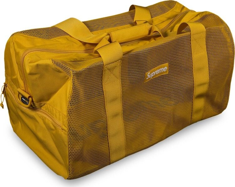 цена Сумка Supreme Big Duffle Bag Gold, желтый