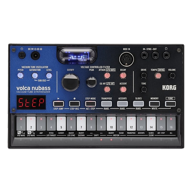 

Korg Volca Ламповый синтезатор и жесткий чехол VOLCA-NUBASS-CASE