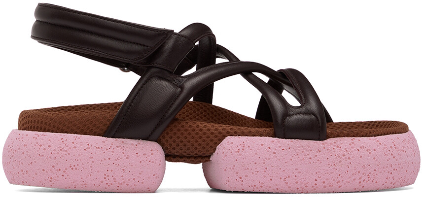 

Коричневые кожаные сандалии Dries Van Noten