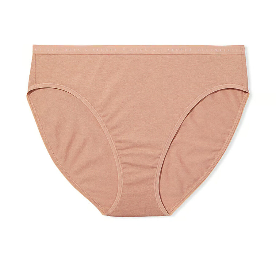 

Трусы Victoria's Secret Stretch Cotton High-Leg Brief Classic, бежевый