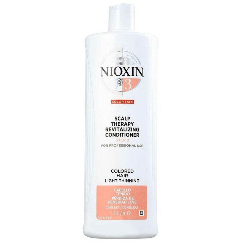 

Nioxin System 3 кондиционер против выпадения для окрашенных и слегка редеющих волос, 1000 мл