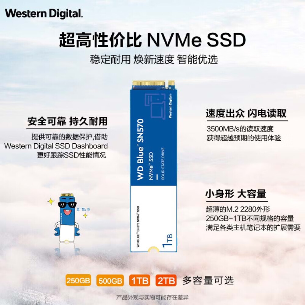 

SSD-накопитель Western Digital Blue SN570 1ТБ