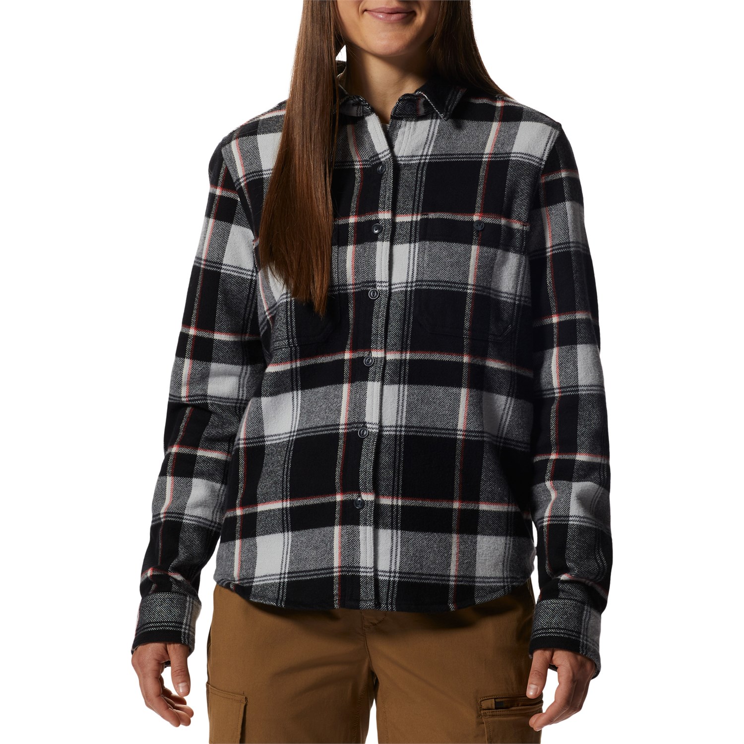цена Рубашка с длинным рукавом Mountain Hardwear Plusher — женская, черный