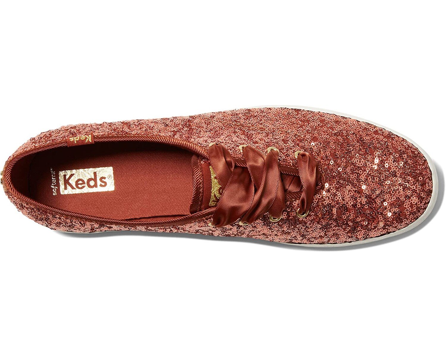 

Кроссовки Champion Sequins Cel Keds, жженая сиена