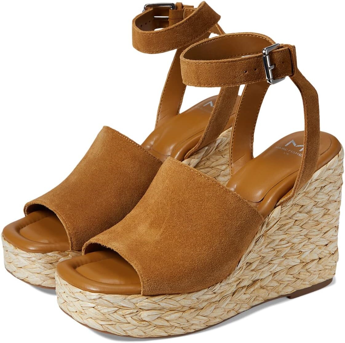 

Босоножки Nelly Marc Fisher LTD, цвет Medium Natural Suede
