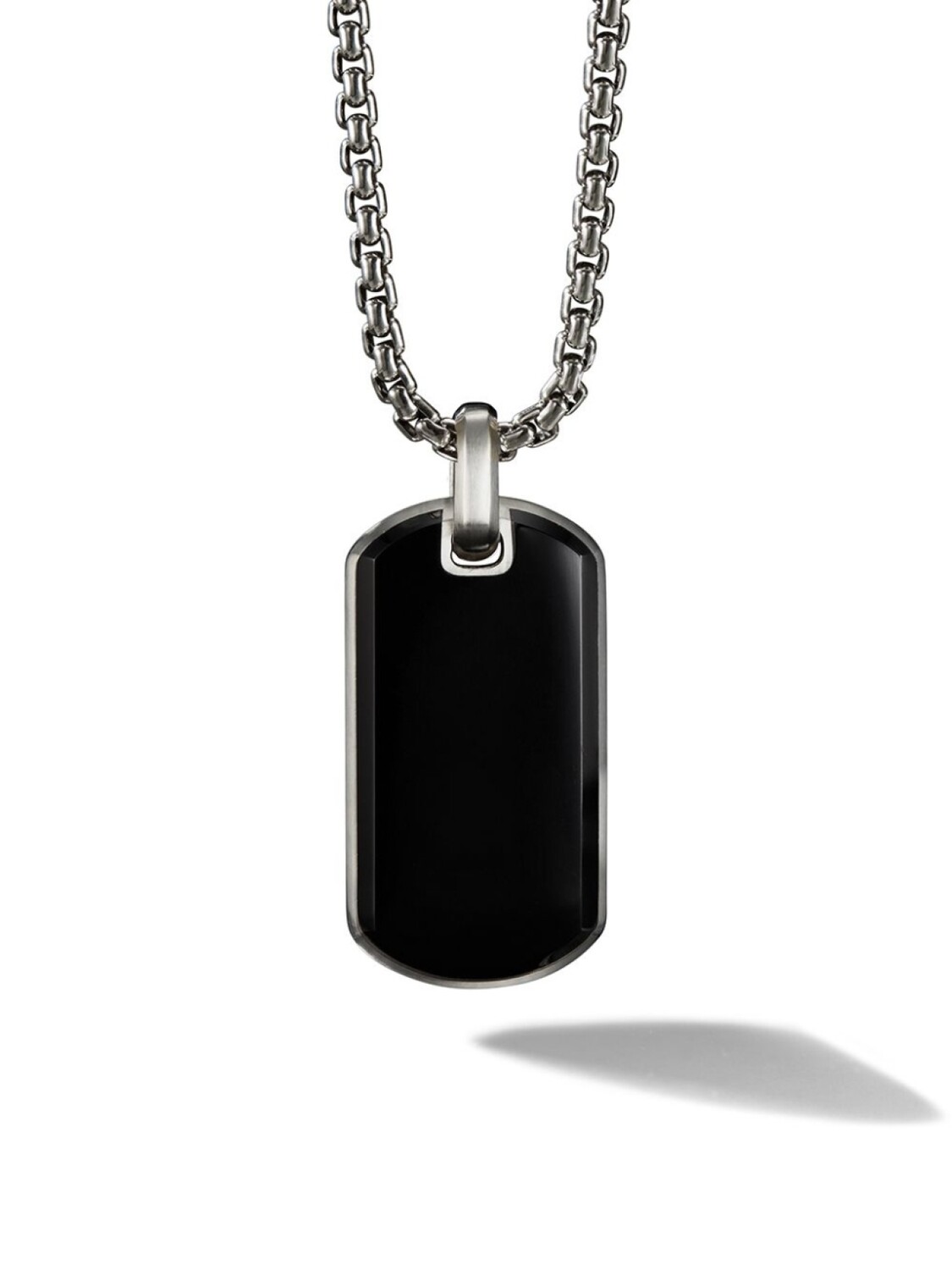 

Серебряная подвеска Streamline с ониксом David Yurman, серебряный