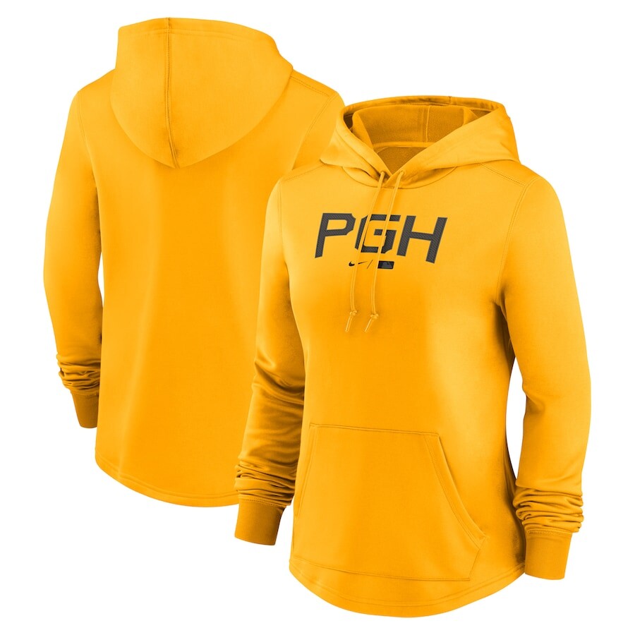 

Пуловер с капюшоном Nike Pittsburgh Pirates, золотой