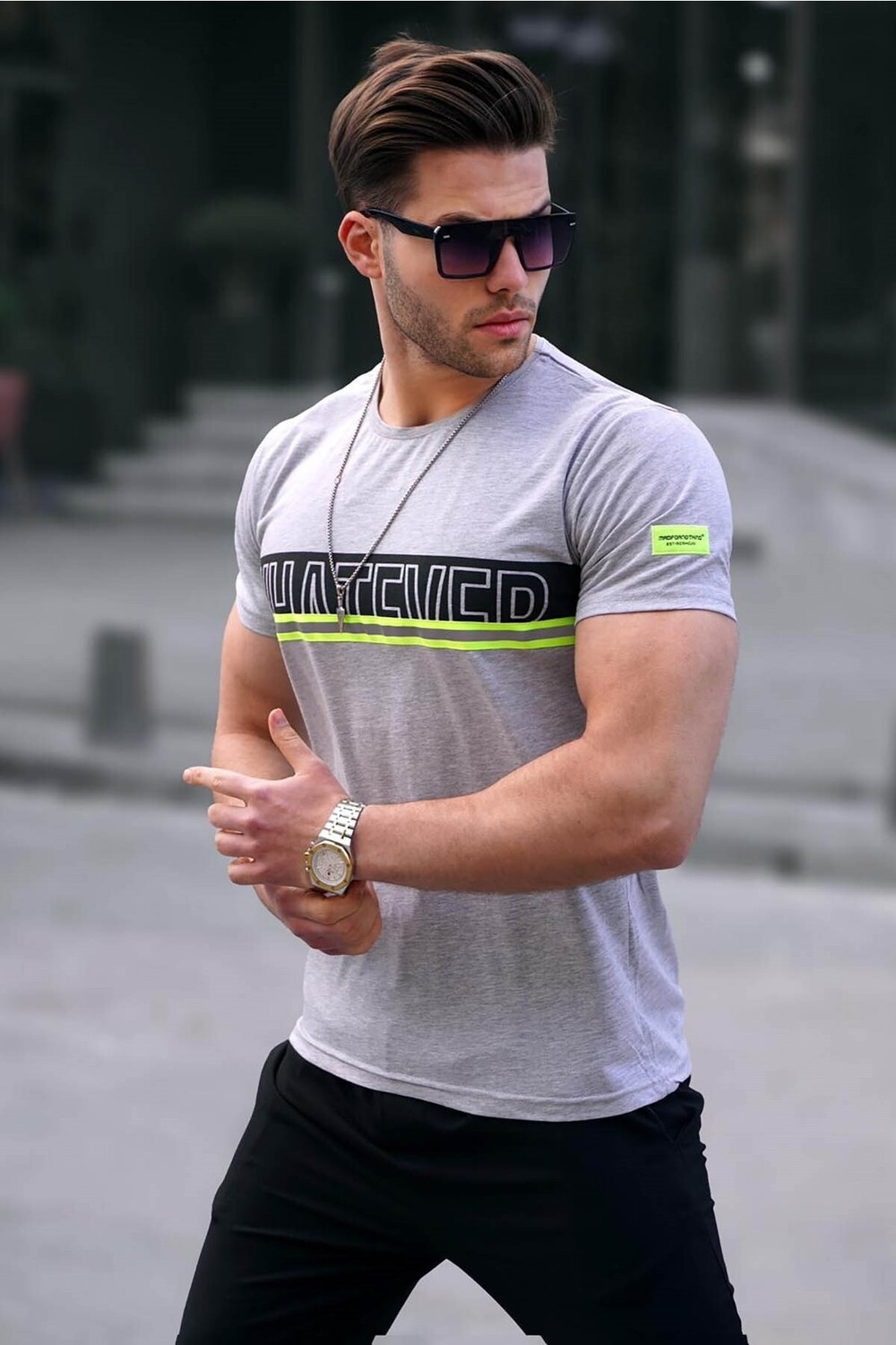 

Футболка Madmext, серый