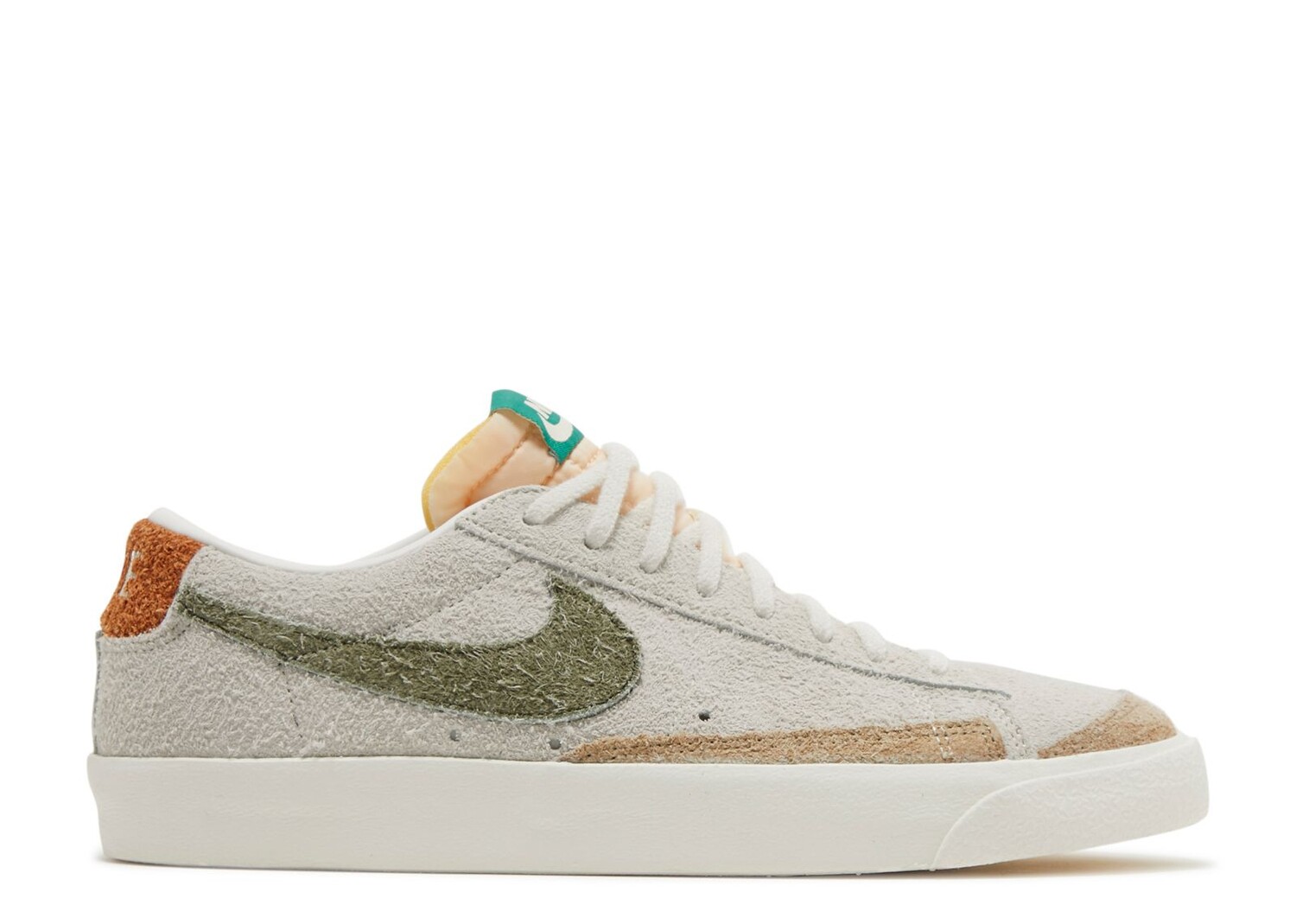 Кроссовки Nike Blazer Low '77 Premium 'Ugly Duckling', кремовый original 2020 new nike dunk low ceramic men s running shoes authentic sports womens sneakers ugly duckling size 36 36 da1469 001