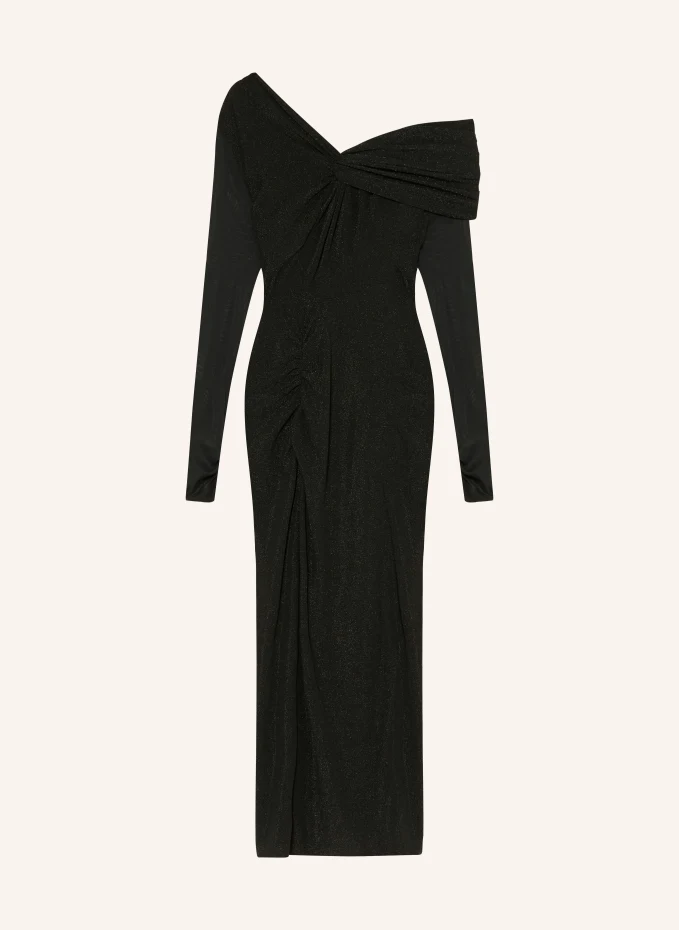 

Платье-футляр rich из блестящей пряжи Diane Von Furstenberg, черный