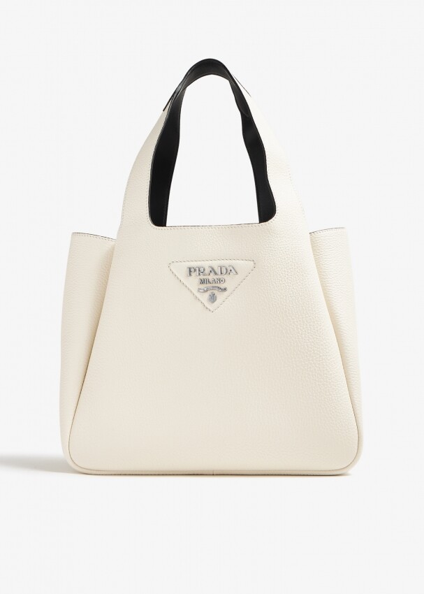 

Сумка-тоут Prada Medium Leather, белый