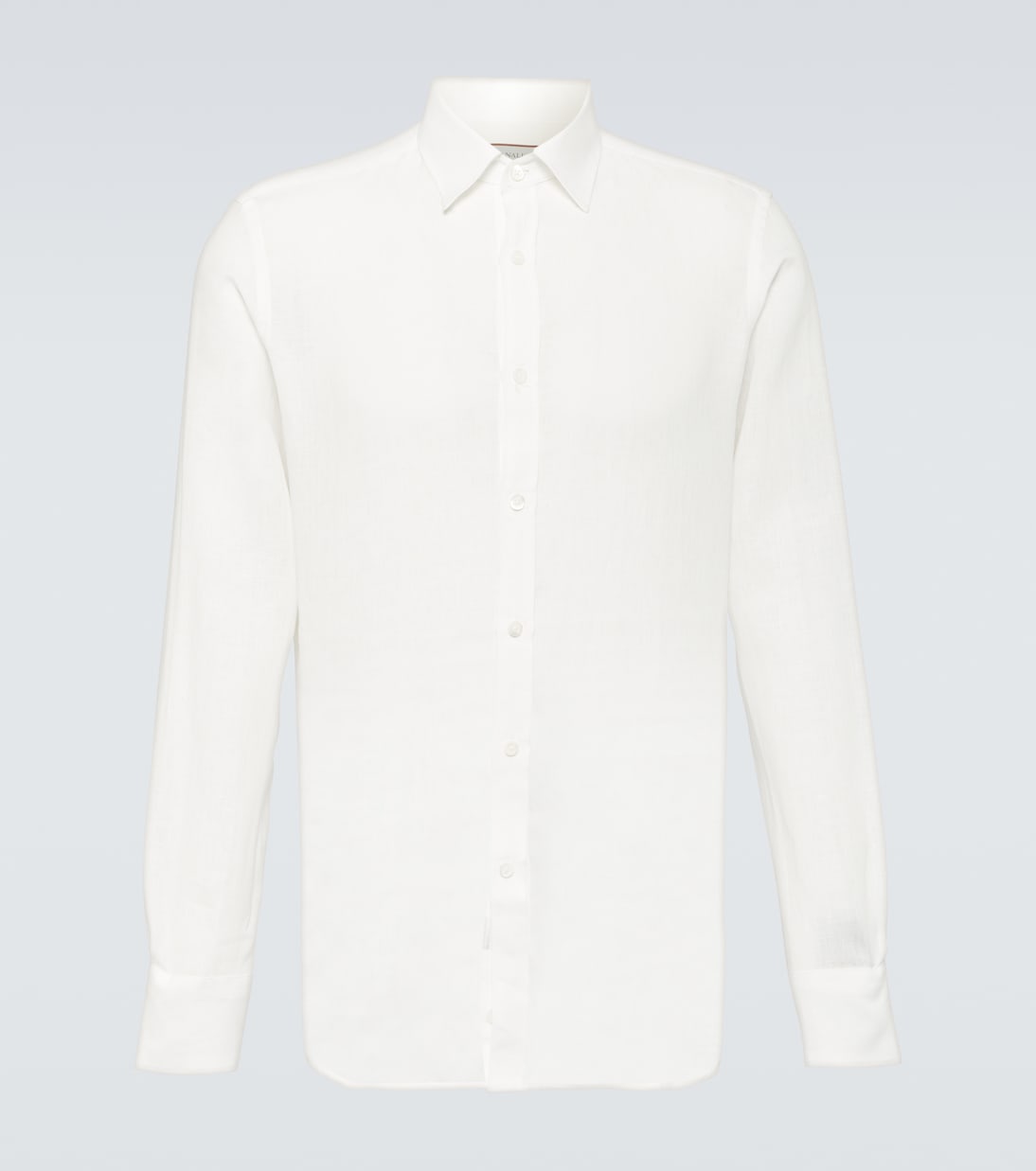 цена Льняная рубашка Canali, белый