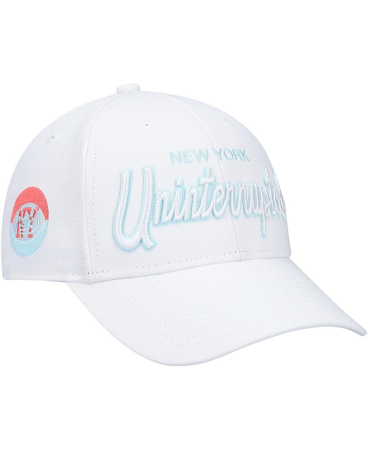 

Мужская кепка Snapback с логотипом x Uninterrupted White New York Nets Mitchell & Ness