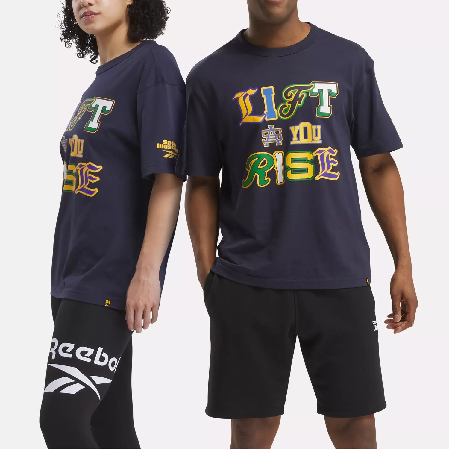 

Футболка Sports Illustrated Reebok, темно-синий
