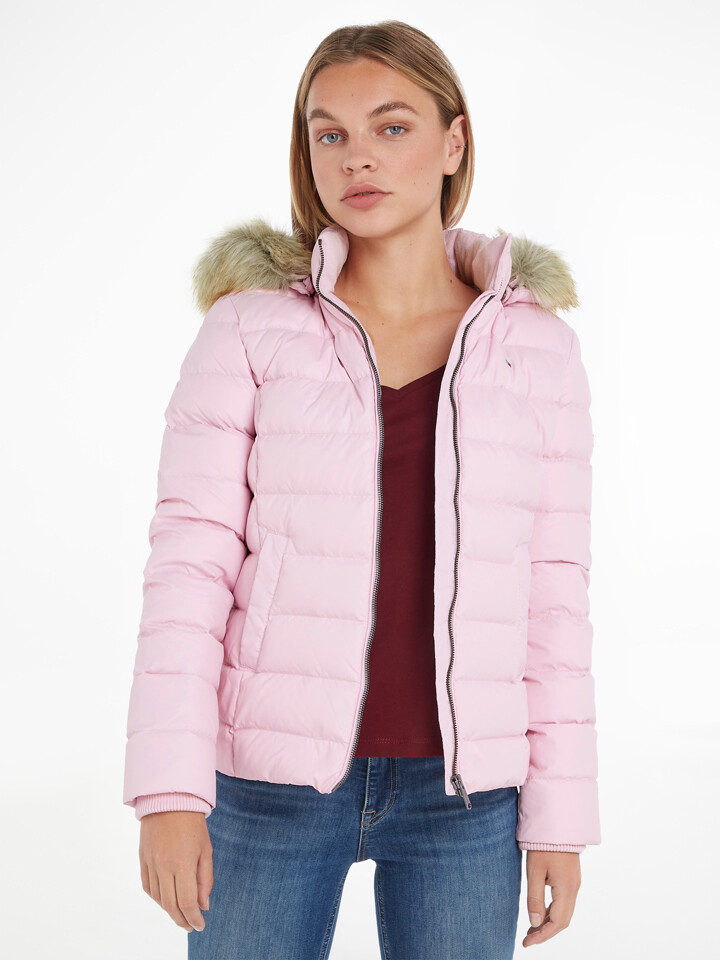 

Пуховик Tommy Hilfiger, розовый