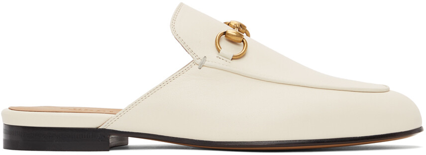 

Белые тапочки Princetown Gucci