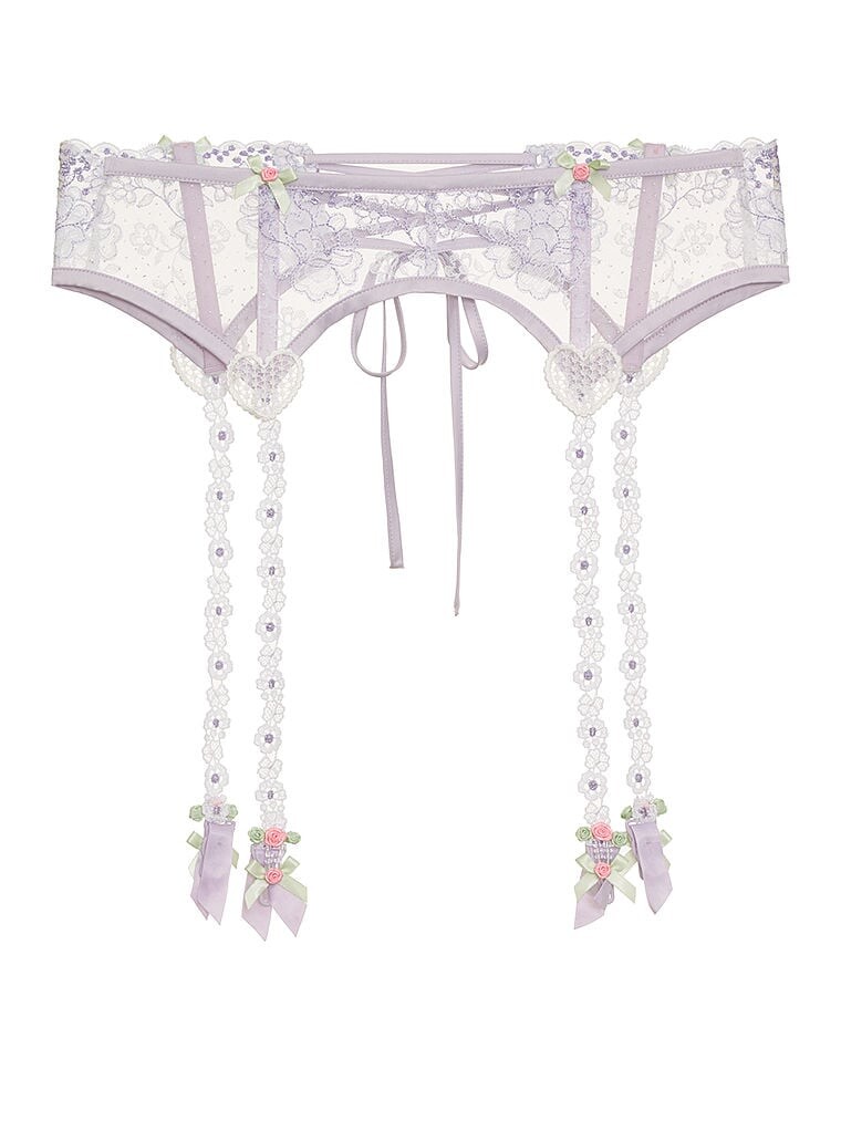 Пояс с подвязками For Love & Lemons Margaux Garter, фиолетовый