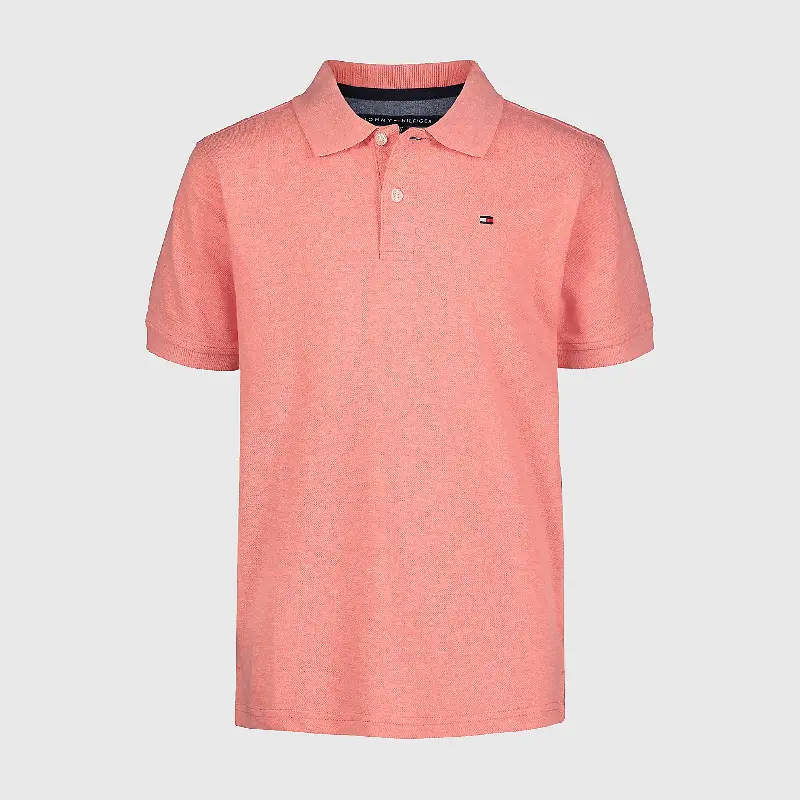 

Футболка-поло Tommy Hilfiger Little Kids' Solid, персиковый