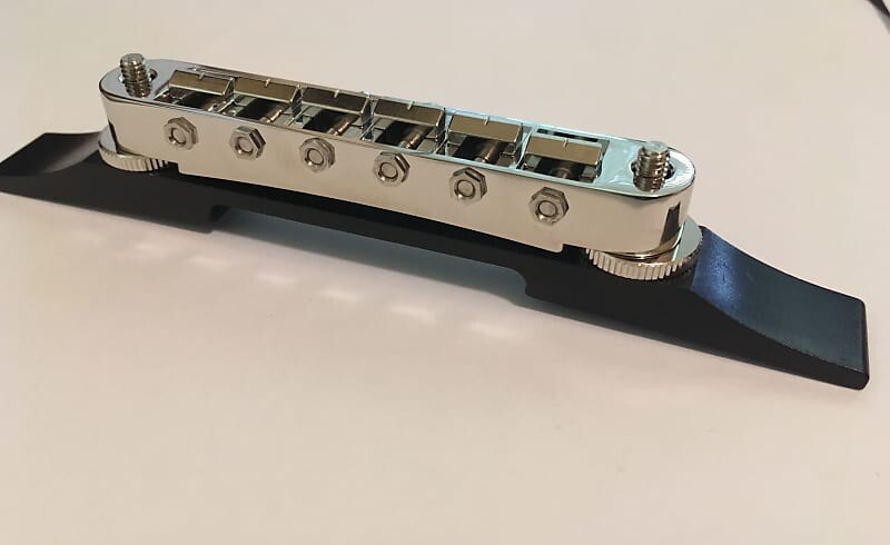 

GRETSCH SETZER ADJUSTOMATIC BRIDGE Никель с Ebony BASE 6120 DUO JET