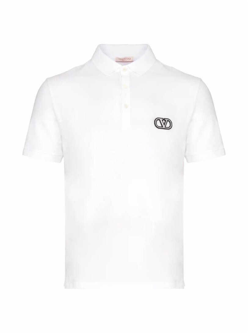 

Хлопковое поло V-logo Valentino