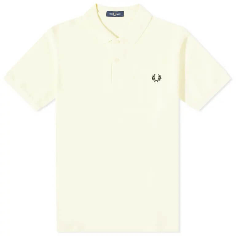 

Однотонная рубашка-поло Fred Perry Slim Fit, восково-желтый