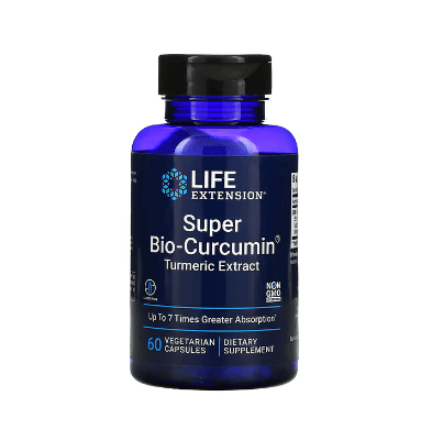 Супербио-куркумин 60 вегетарианских капсул Life Extension life extension memory protect 36 вегетарианских капсул