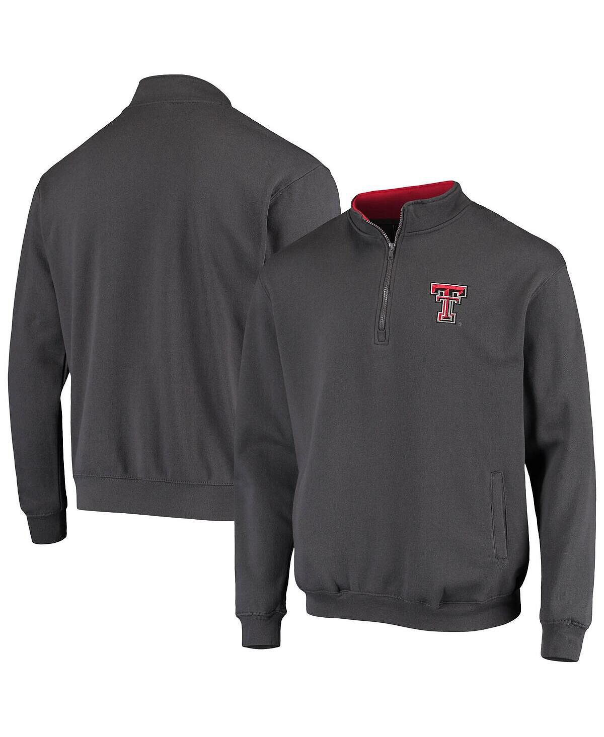 

Мужская темно-серая куртка texas tech red raiders tortugas logo с молнией на четверть Colosseum, мульти