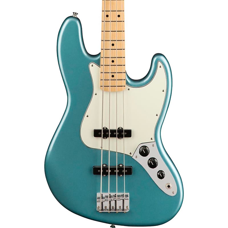 цена Fender Player Jazz Bass, кленовый гриф, Tidepool