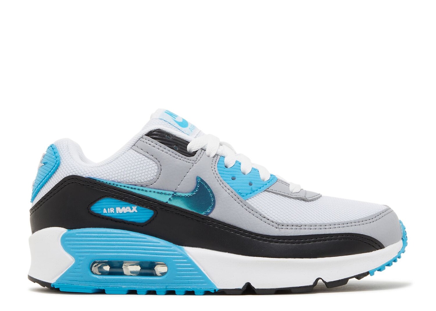 

Кроссовки Nike Air Max 90 Gs 'Blue Lightning Metallic', белый