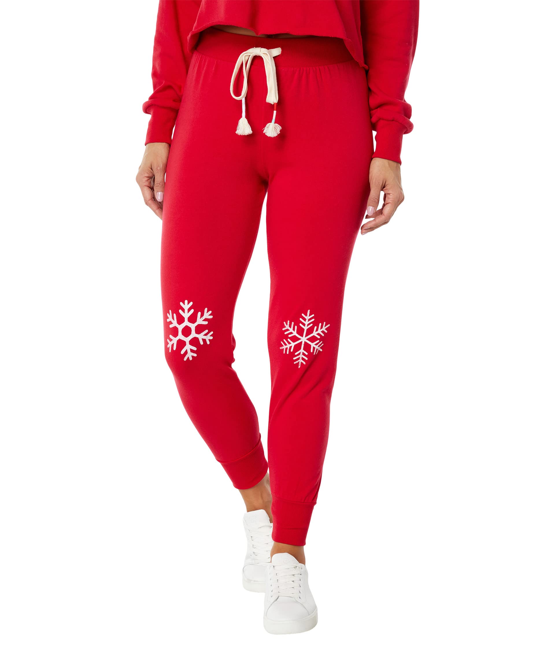 

Брюки Wildfox, Comet Loves Cupid Joggers, Красный