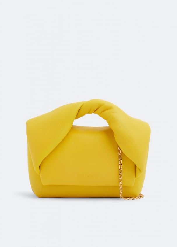 

Сумка JW ANDERSON Nano Twister bag, желтый
