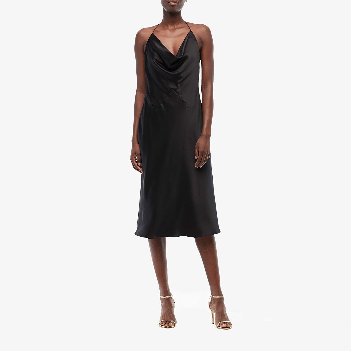 

Платье Cushnie, Halter Neck Slip Dress with Tassel Detail At Back