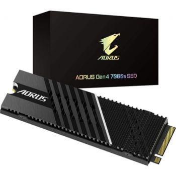 SSD накопитель GIGABYTE AORUS Gen4 7000s, 2TB DDR4 блок питания gigabyte aorus gp ap750gm gp ap750gm