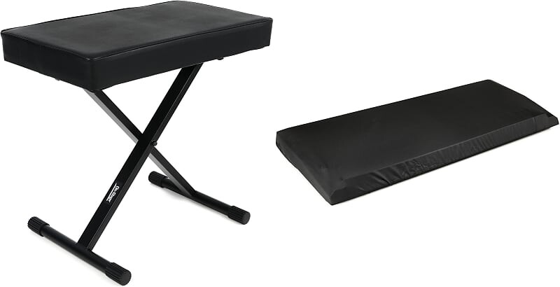 

Комплект On-Stage KT7800+ Deluxe X-Style Bench с чехлом для клавиатуры Gator GKC-1540 для 61–76-клавишных клавиатур On-Stage + Gator KT7800+=1 GKC-1540=1