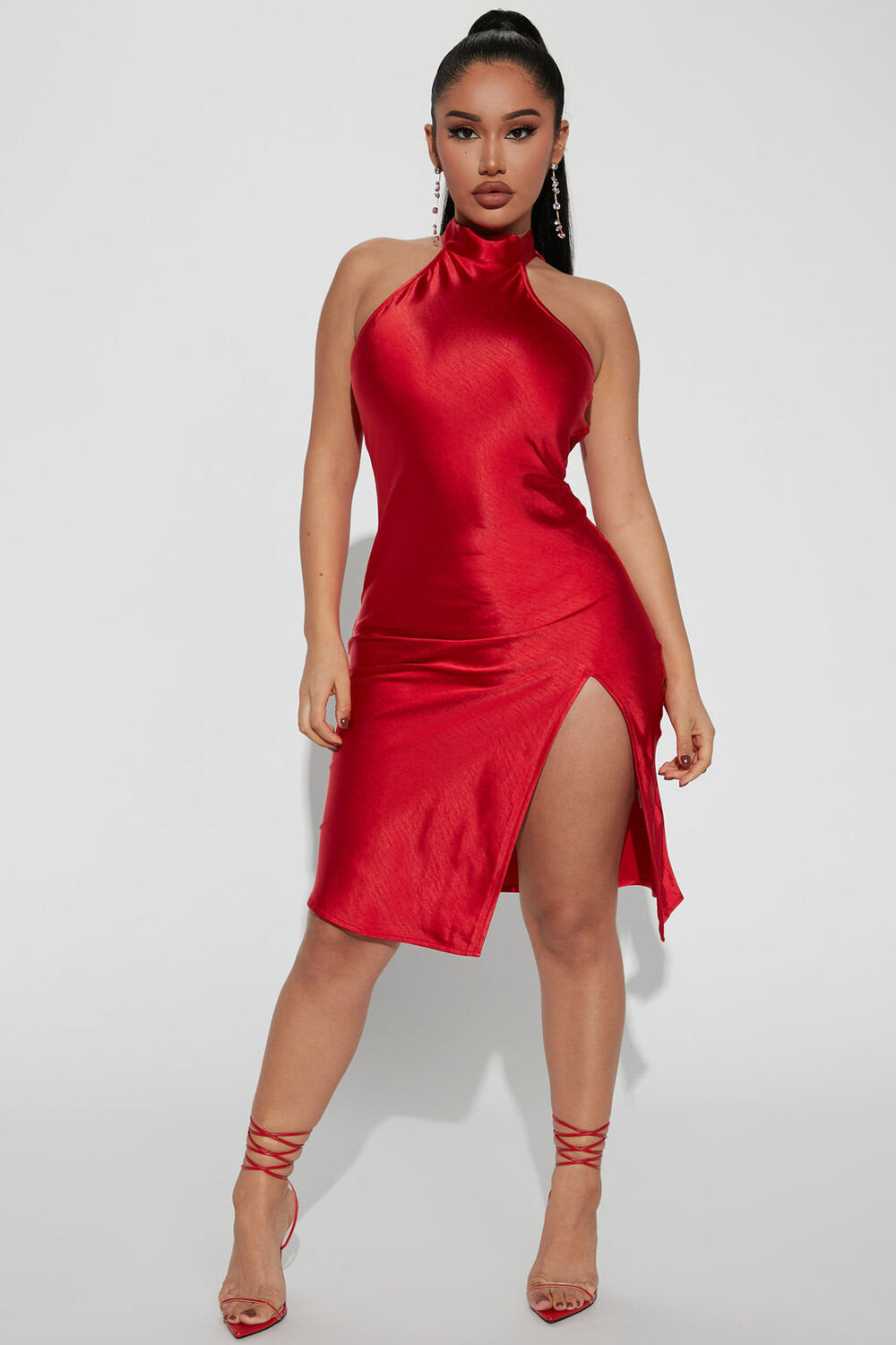 

Платье Fashion Nova VID10001, красный