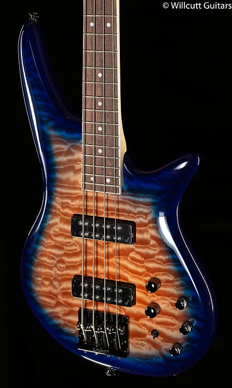 цена Jackson JS Series Spectra Bass JS3Q Laurel Fingerboard Amber Blue Burst Бас-гитара (570) JS Series Spectra Bass JS3Q Laurel Fingerboard (570)