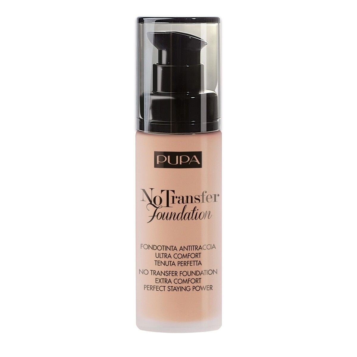 

Pupa Milano Увлажняющая тональная основа No Transfer Foundation SPF15 02 Светло-бежевый 30мл