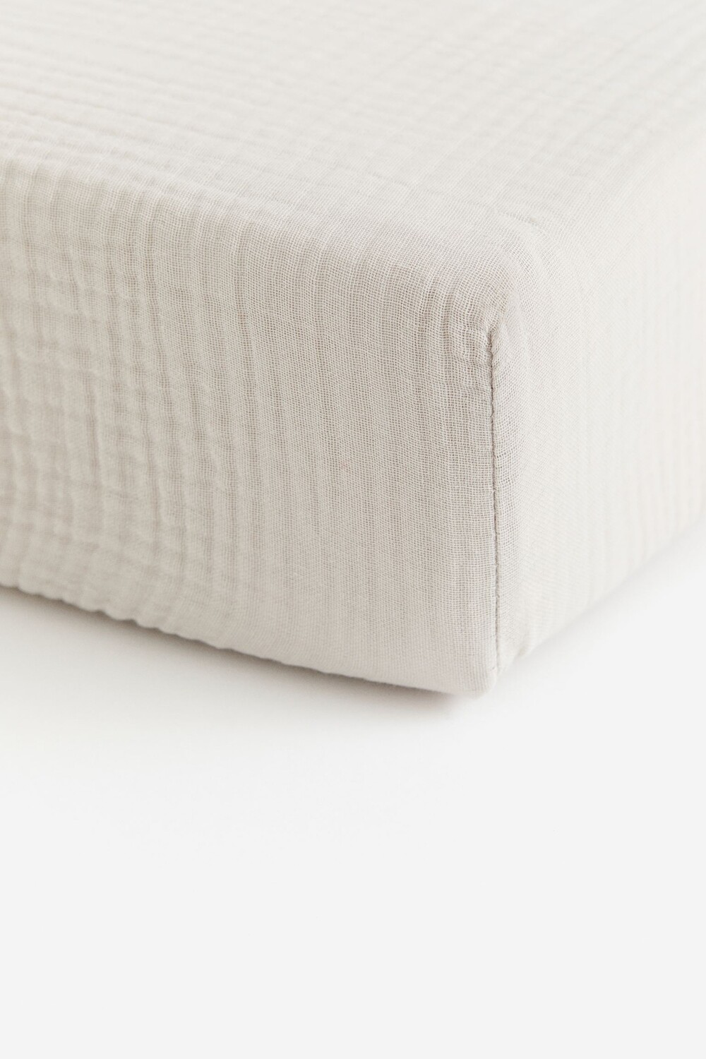 

Простыня для детской кроватки H&M Home Muslin, светло-серый