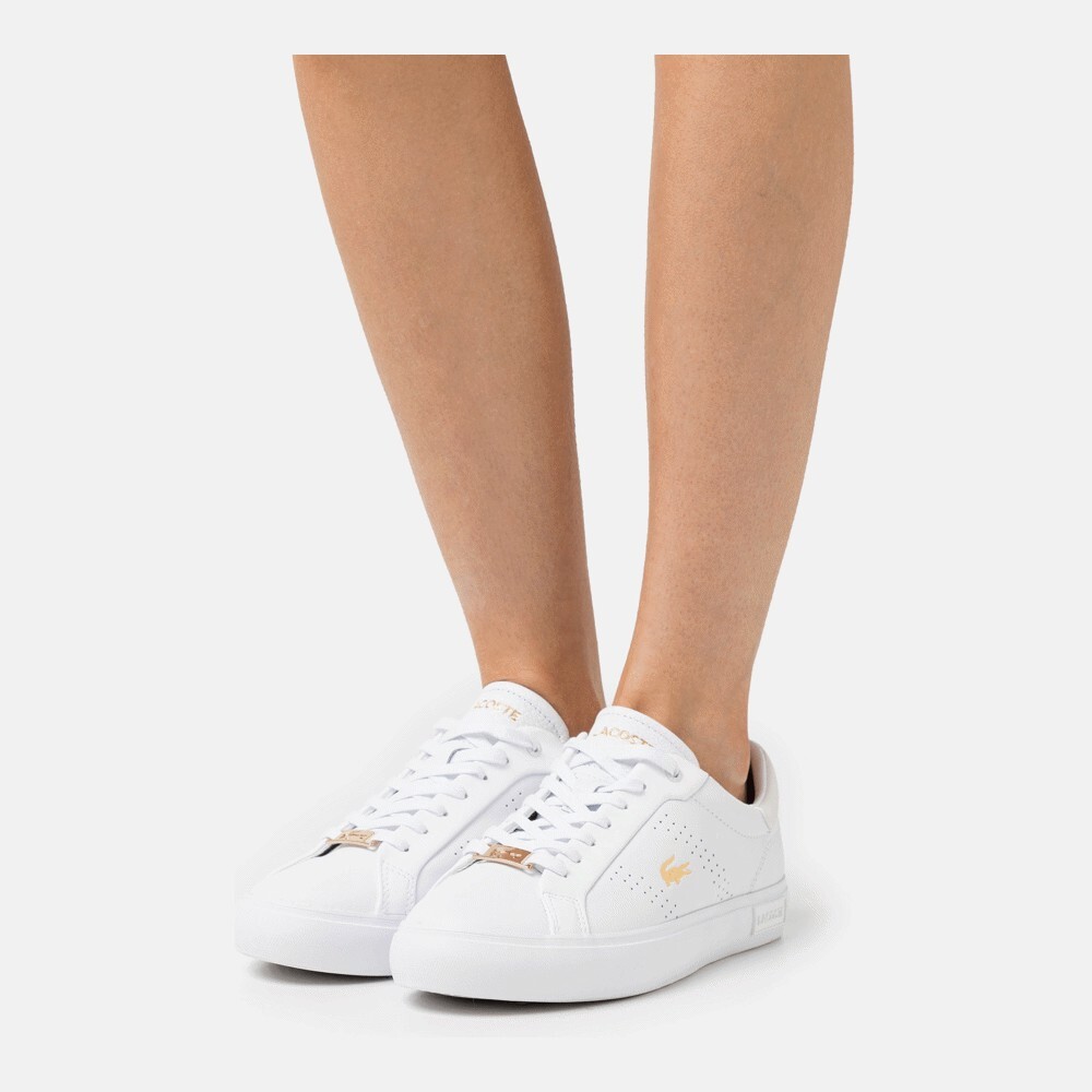 

Кроссовки Lacoste Powercourt , white/gold