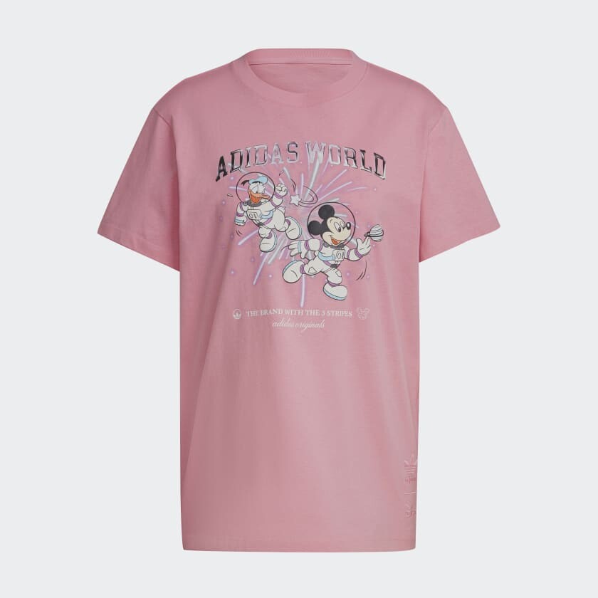 

Футболка adidas Disney Graphic, розовый/принт