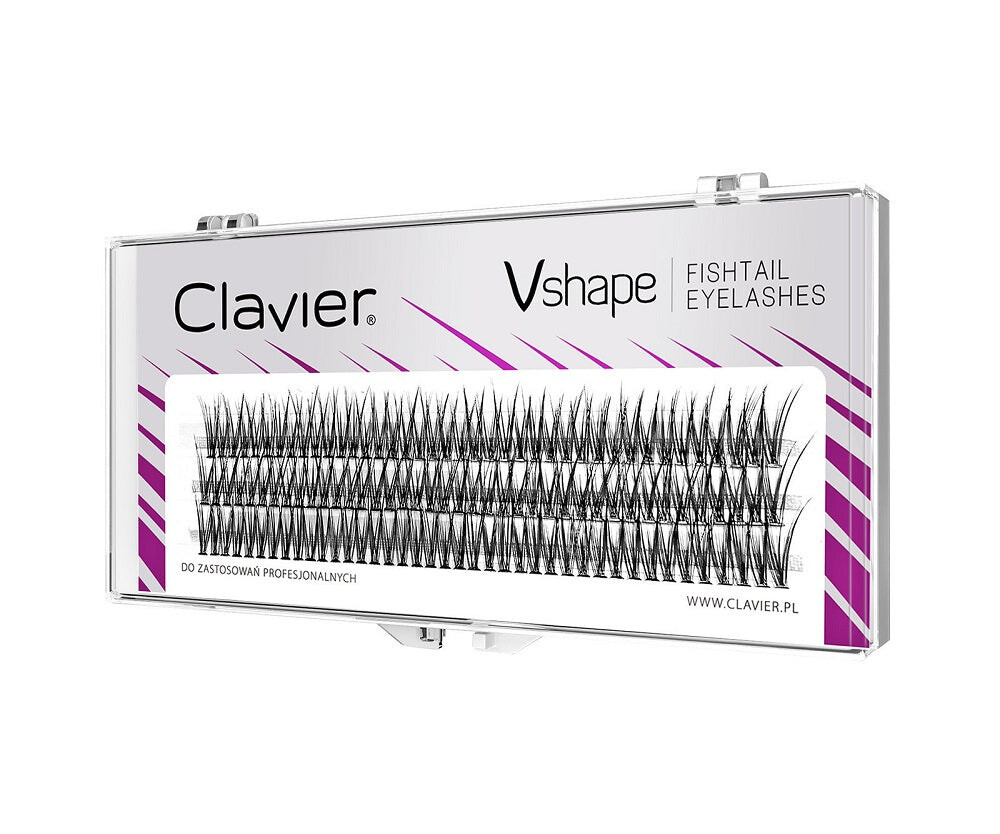 

Clavier Vshape Fishtail Eyelashes 10 мм пучки ресниц