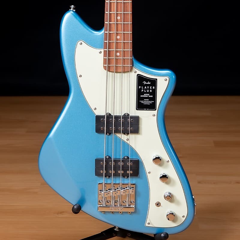 

Fender Player Plus Active Meteora Bass - Pau Ferro, Opal Spark SN MX22059789 Player Plus Active Meteora Bass Opal Spark