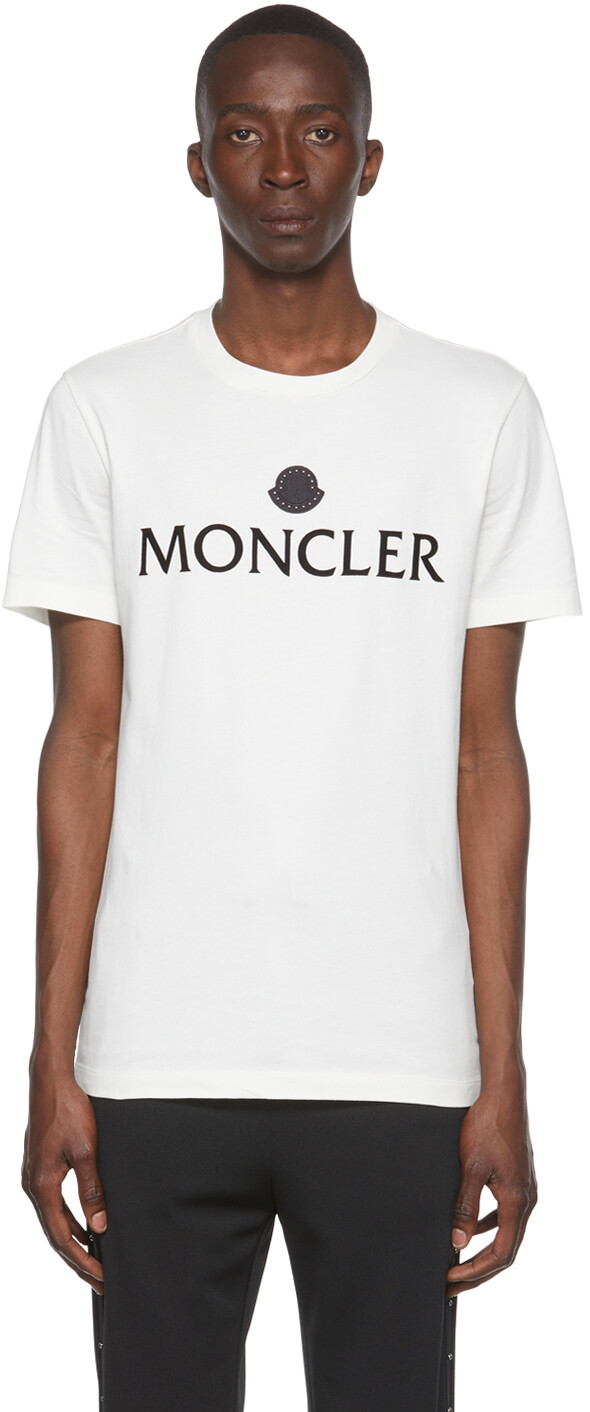 

Хлопковая футболка Off-White Moncler, Черный