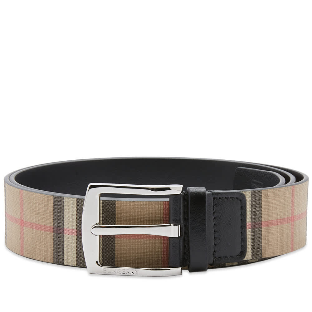 

Ремень Burberry Gray Check Belt