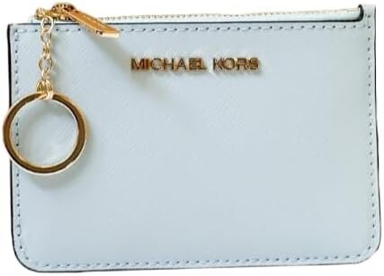 

Кошелек Michael Kors Jet Set Travel Small Top Zip Coin With ID Holder, голубой