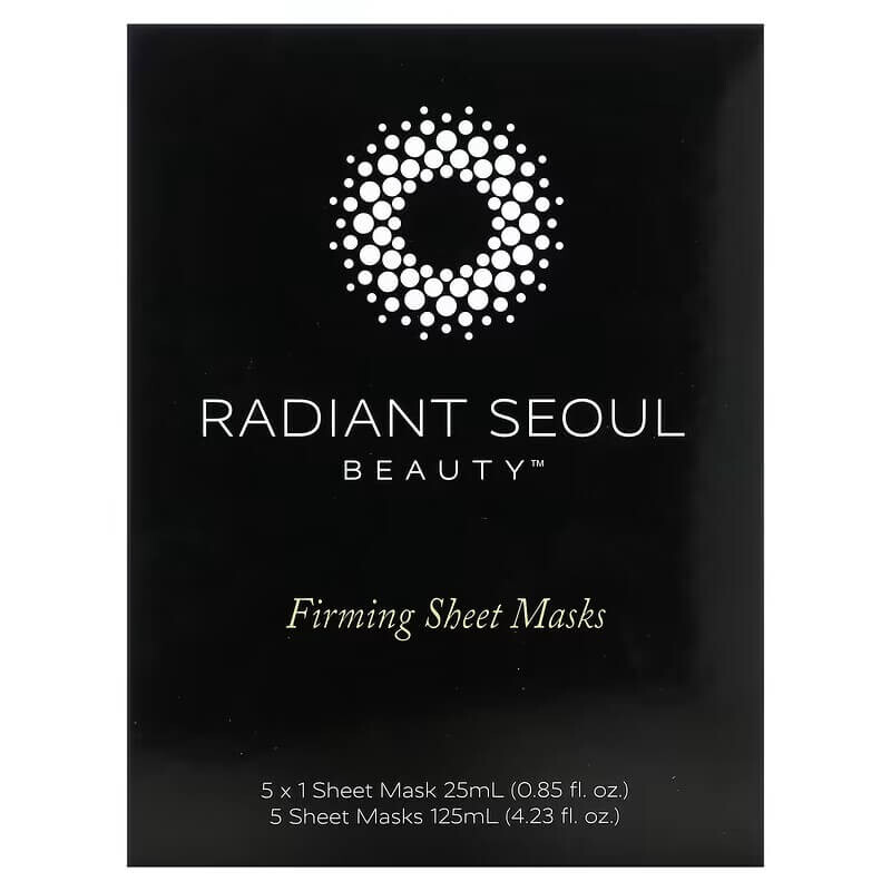 

Укрепляющая тканевая маска для лица Radiant Seoul, 5 шт