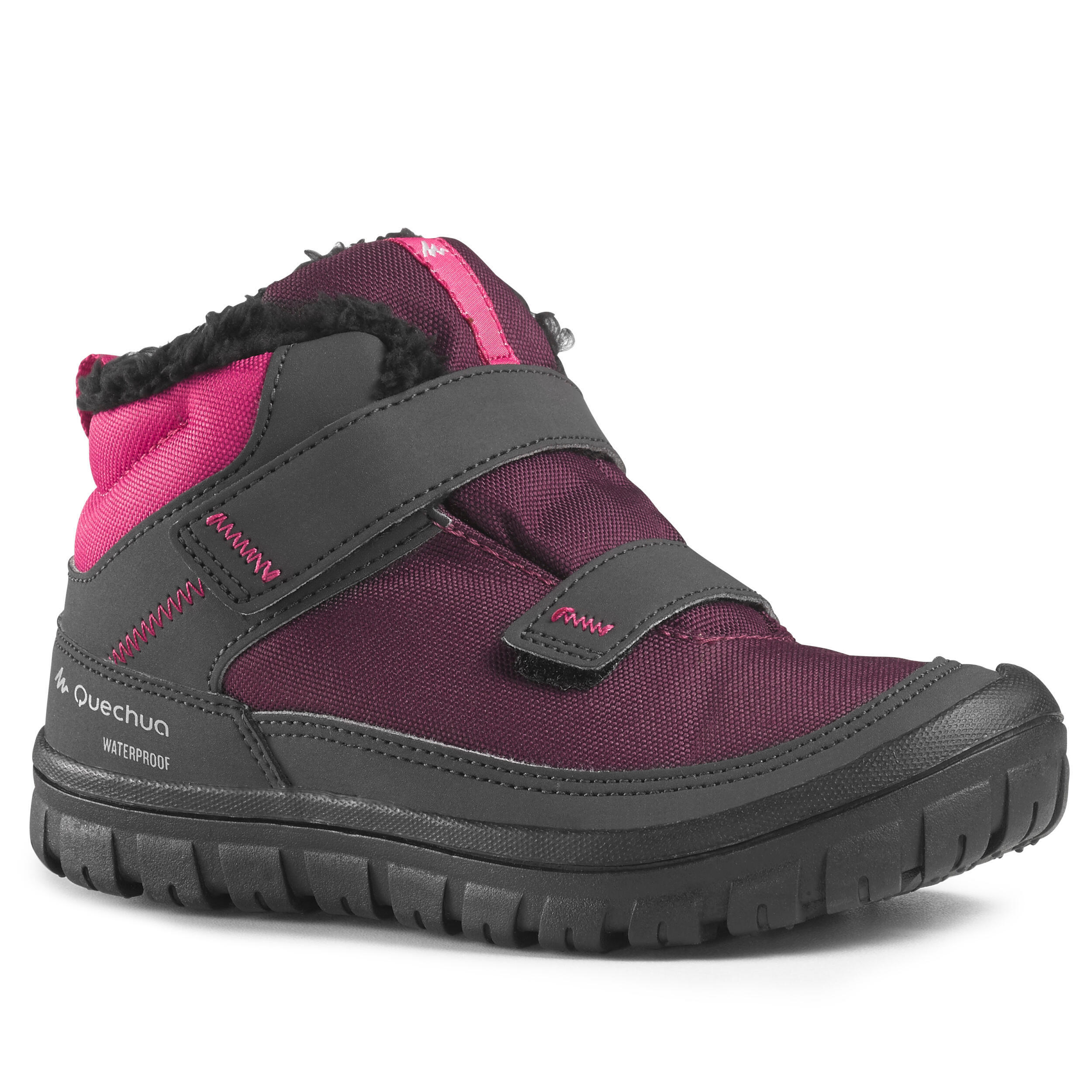 Ботинки Quechua детские, фиолетовый-розовый
