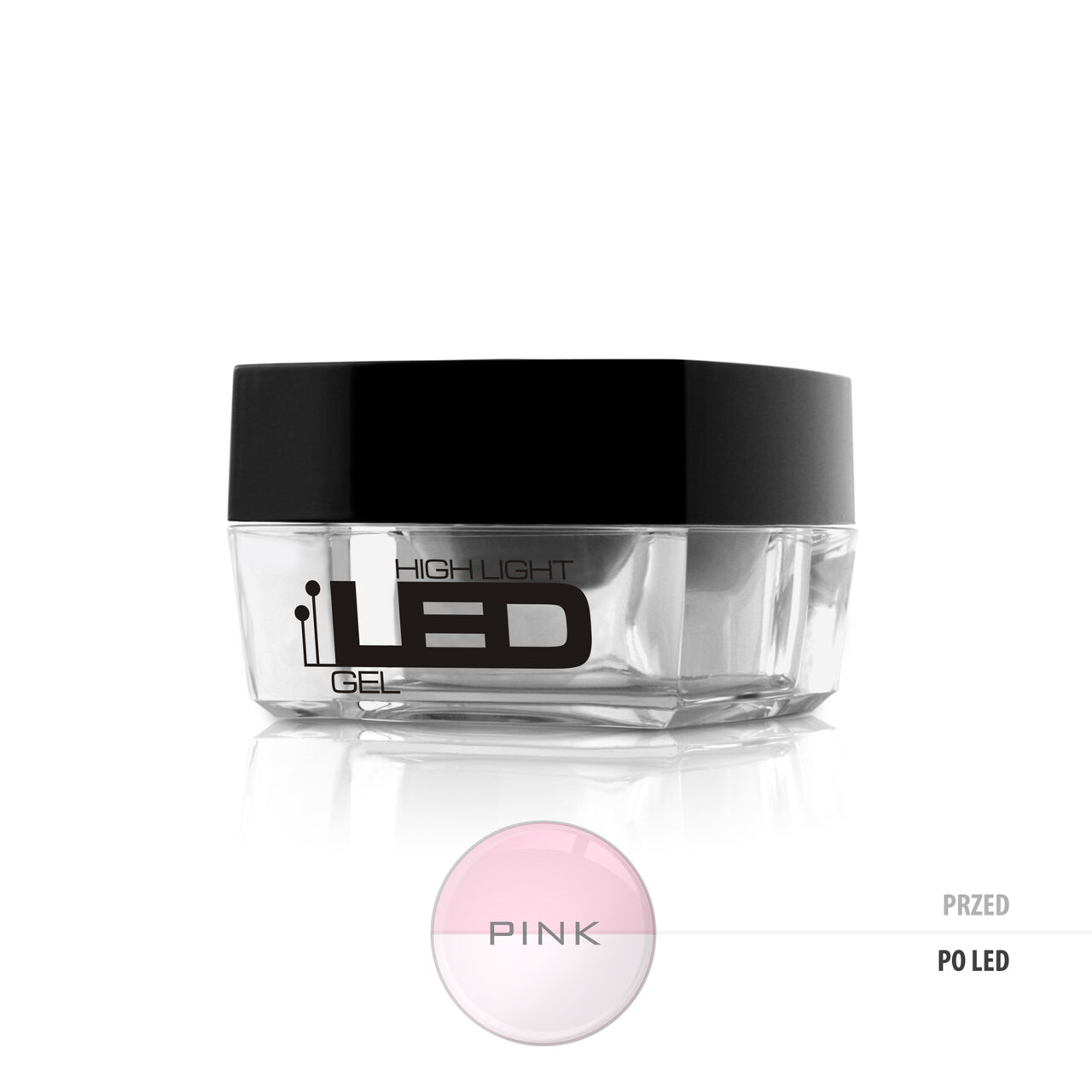 

Silcare High Light Led Gel однофазный гель средней густоты Розовый 30г