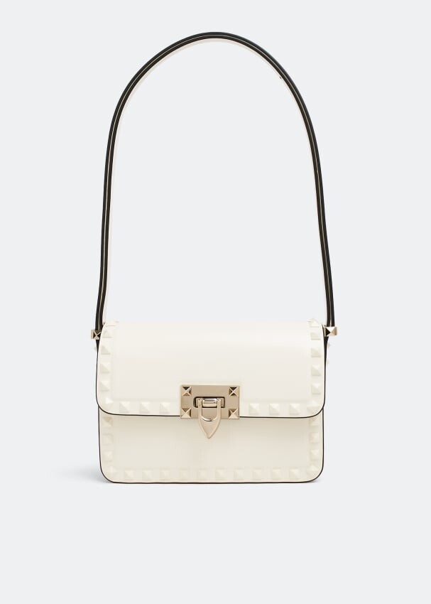 цена Сумка VALENTINO GARAVANI Rockstud shoulder bag, белый