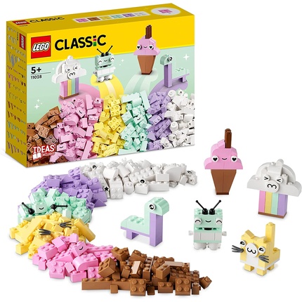 Конструктор LEGO Classic Креативное веселье в пастельных тонах 11028, 333 детали